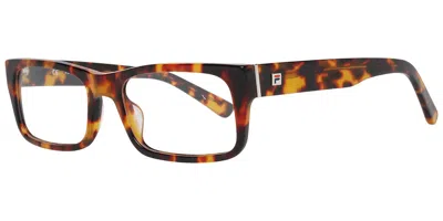 Fila Vf9008 0721 Occhiali Da Vista Tartarugatishell Per Uomo (solo Montatura) In Brown