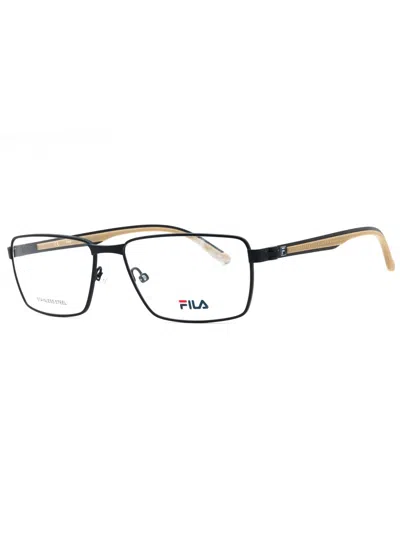 Fila Vfi029 Men's Rectangular Eyeglasses In Gold