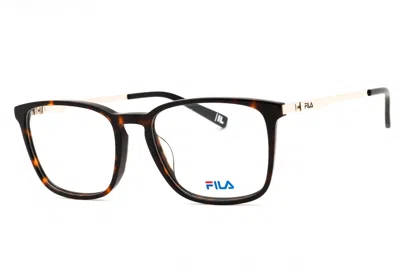 Fila Vfi295 Rectangular Acetate Eyeglasses In Brown