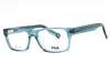 Fila Vfi307 Rectangular Acetate Eyeglasses In Blue