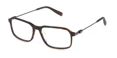 Fila Vfi449 Men's Glasses, Tortoiseshell, Size 55 In Brown