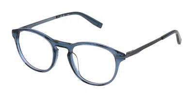 Fila Vfi531 0955 Men's Glasses Blue Size 50 - Free Lenses - Blue Light Block Available