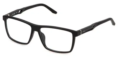 Fila Vfi874 0u28 Occhiali Da Vista Neri Per Uomo (solo Montatura) In Black