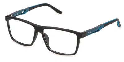 Fila Vfi874 U28y Occhiali Da Vista Neri Per Uomo (solo Montatura) In Black