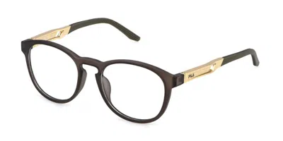 Fila Vfi875 Men's Glasses, Grey, Size 52 In Black