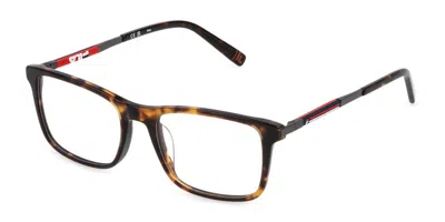 Fila Vfi880 Men's Glasses, Tortoiseshell, Size 52 In Brown