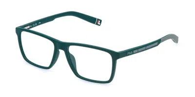 Fila Vfia89 0j98 Occhiali Da Vista Verdi Per Uomo (solo Montatura)
