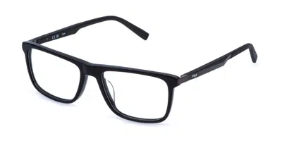 Fila Vfia93 0700 Occhiali Da Vista Neri Per Uomo (solo Montatura) In Black
