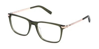 Fila Vfib01 09hf Occhiali Da Vista Verdi Per Uomo (solo Montatura) In Green