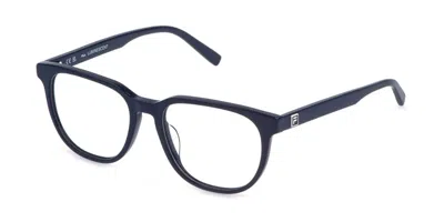 Fila Vfid06 Men's Glasses, Blue, Size 52 In Black