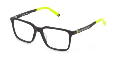 Fila Vfid09 Men's Glasses, Grey, Size 55 In Black