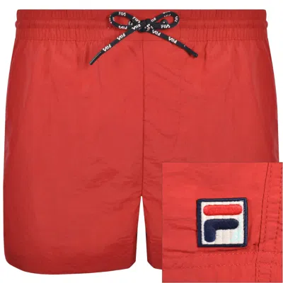 Fila Vintage Artoni Swim Shorts Red
