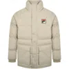 Fila Vintage Aspen Archive Puffa Jacket Beige In Beige