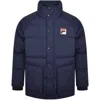 Fila Vintage Aspen Archive Puffa Jacket Navy In Navy