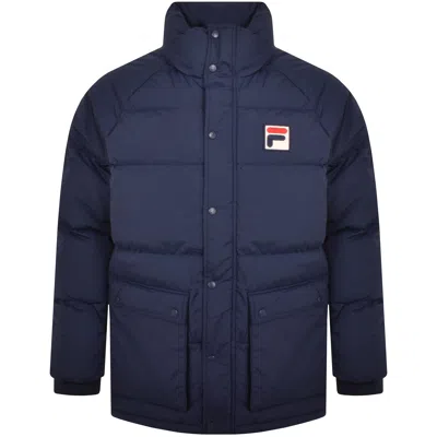 Fila Vintage Aspen Archive Puffa Jacket Navy