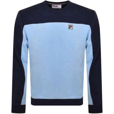 Fila Vintage Colour Block Sweatshirt Blue