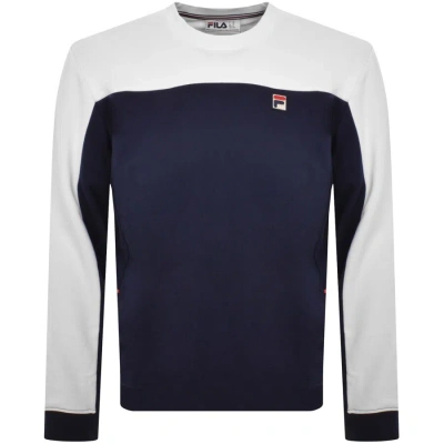 Fila Vintage Colour Block Sweatshirt Navy