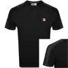 Fila Vintage Contrast Stitch T Shirt Black In Animal Print