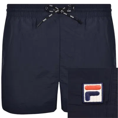 Fila Vintage Fila Artoni Swim Shorts Navy In Blue