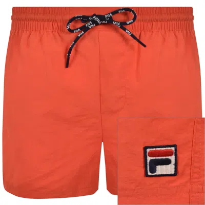 Fila Vintage Fila Artoni Swim Shorts Orange