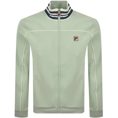 Fila Vintage Fila Federico Zip Track Top Green