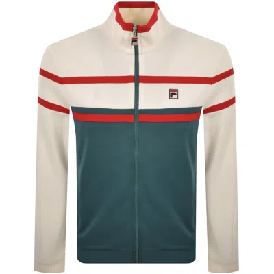 Fila Vintage Fila Giovanni Zip Track Top Green