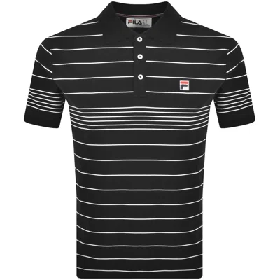 Fila Vintage Fila Logan Polo Shirt Fila Black