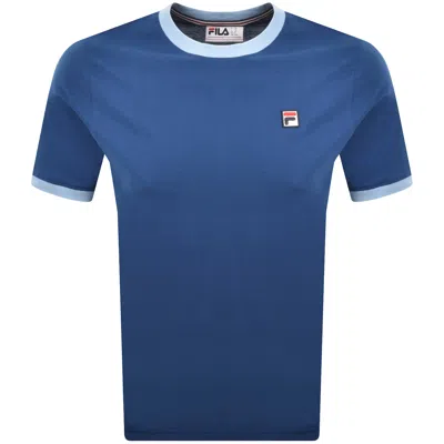 Fila Vintage Fila Marconi Ringer T Shirt Blue