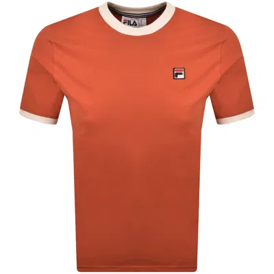 Fila Vintage Fila Marconi Ringer T Shirt Orange