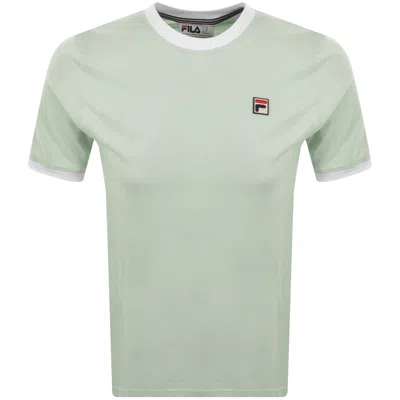 Fila Vintage Fila Marconi Ringer T Shirt Surf Spray Green