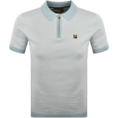 Fila Vintage Fila Marty Qz Polo Blue