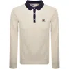 Fila Vintage Fila Nowell Waffle Knit Polo Jumper Off White In Neutral