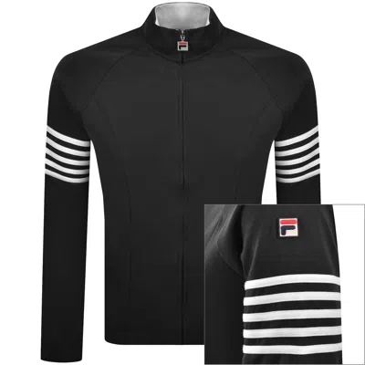 Fila Vintage Fila Patrice Zip Track Top Black