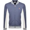 Fila Vintage Fila Settanta Baseball Track Top Indigo Blue In Blue