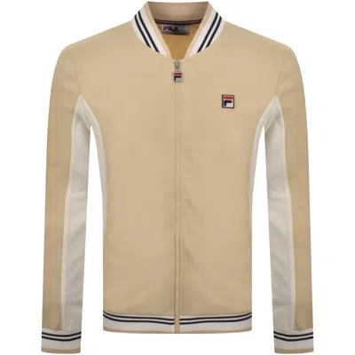 Fila Vintage Fila Settanta Zip Track Top Classic Beige In Neutral