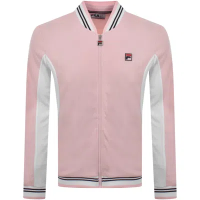 Fila Vintage Fila Settanta Zip Track Top Pale Pink