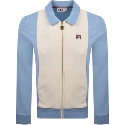 Fila Vintage Fila Tommaso Cut And Sew Track Top Blue