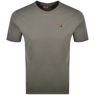 Fila Vintage Fila Yaxley 5 T Shirt Grey In Green