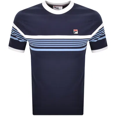 Fila Vintage James T Shirt Navy In Blue