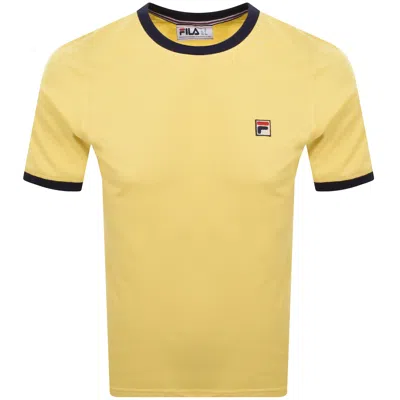 Fila Vintage Marconi T Shirt Yellow