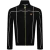 Fila Vintage Nichols Zip Track Top Black In Black