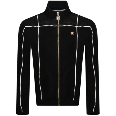Fila Vintage Nichols Zip Track Top Black