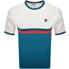 Fila Vintage Randy T Shirt Deep Lagoon In Multi