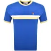 Fila Vintage Razee T Shirt Blue In Blue