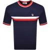 Fila Vintage Razee T Shirt Navy In Multi
