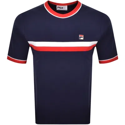 Fila Vintage Razee T Shirt Navy In Multi