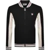 Fila Vintage Settanta Zip Track Top Black In Blue