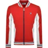 Fila Vintage Settanta Zip Track Top Red In Red