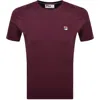 Fila Vintage Sunny 2 Essential T Shirt Burgundy In Burgundy