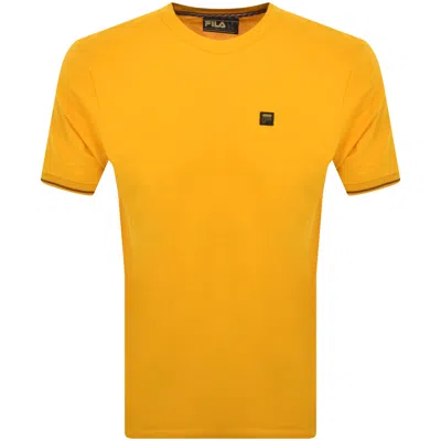 Fila Vintage Taddeo T Shirt Yellow